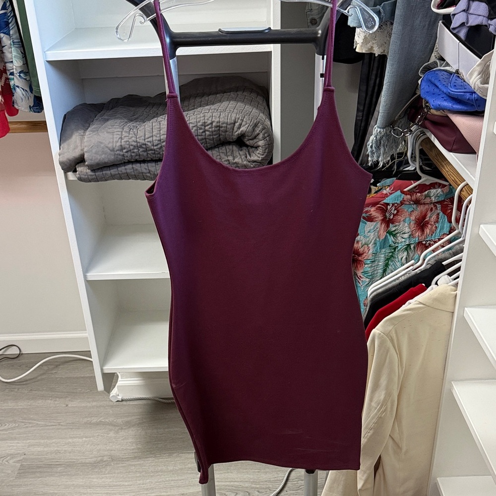 Burgundy Women's dress